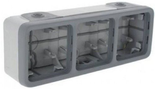 Коробка для наружнего монтажа Legrand Plexo 3-м. IP55 серый картинка